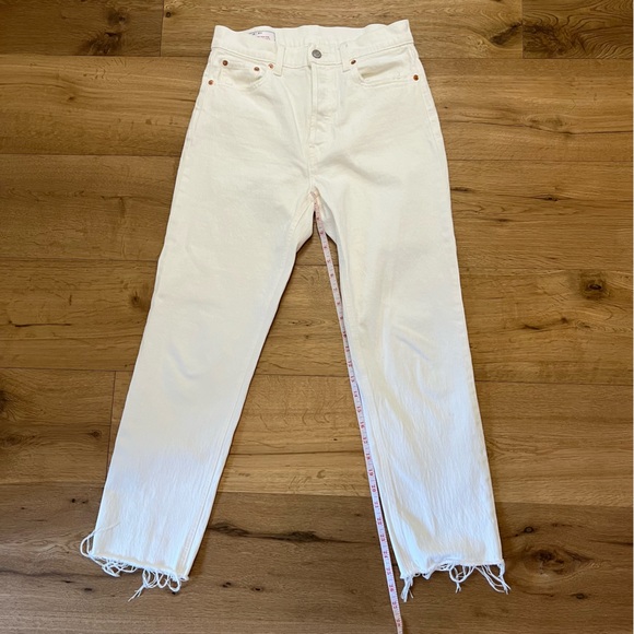 Gap High Rise Cheeky Straight Jeans with Raw hem - Picture 8 of 12